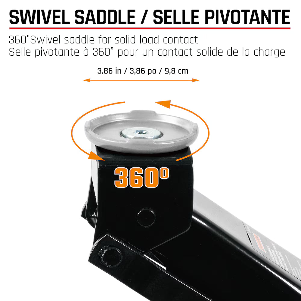3Ton Quick Lift Service Jack with Foot Pedal