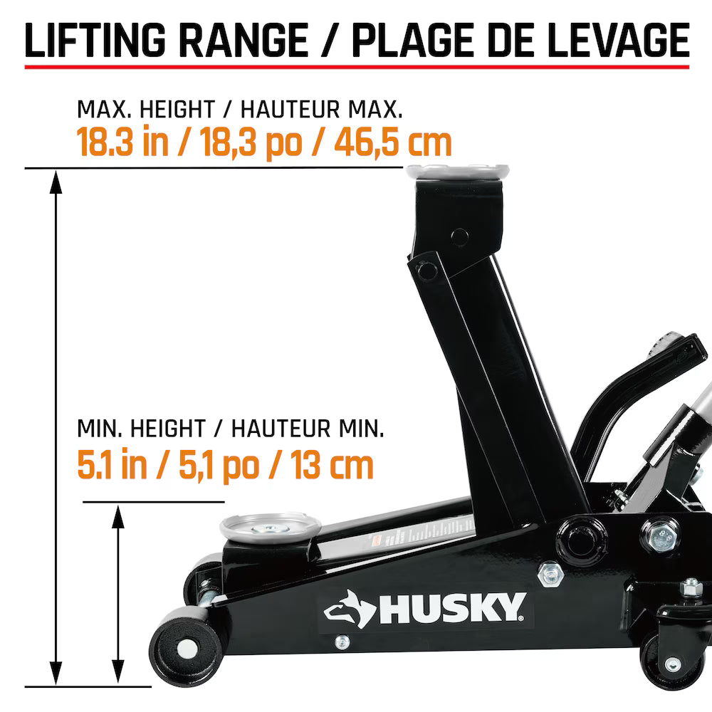 3Ton Quick Lift Service Jack with Foot Pedal