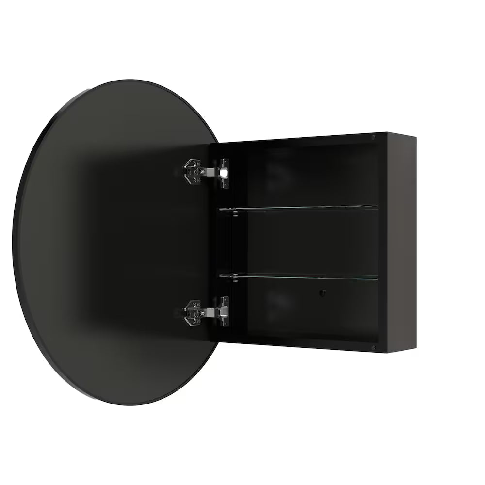 Round Metal Medicine Cabinet