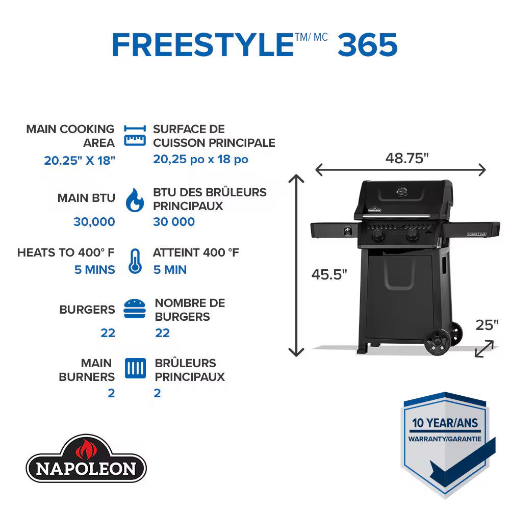 2 Burner Natural Gas BBQ Grill