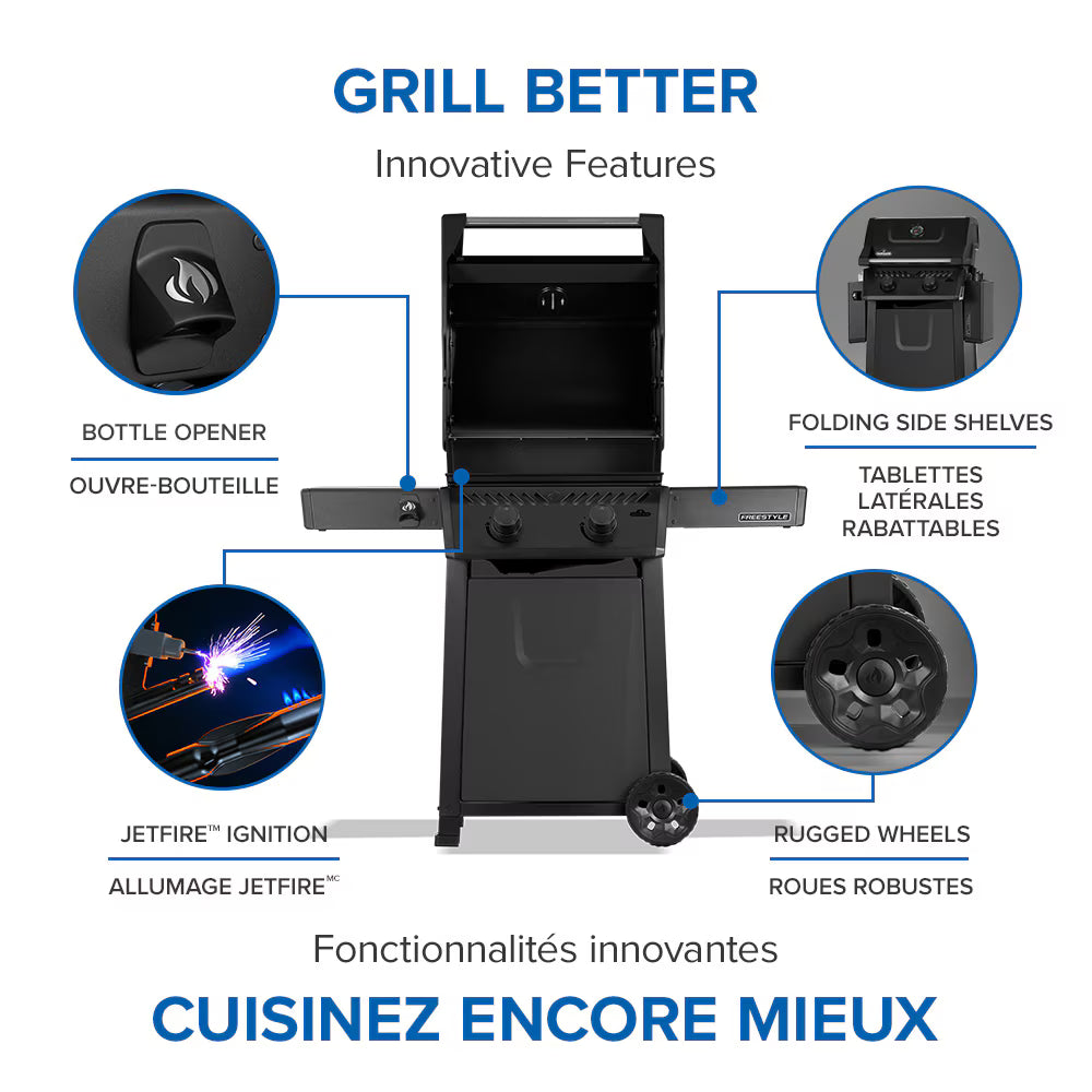 2 Burner Natural Gas BBQ Grill