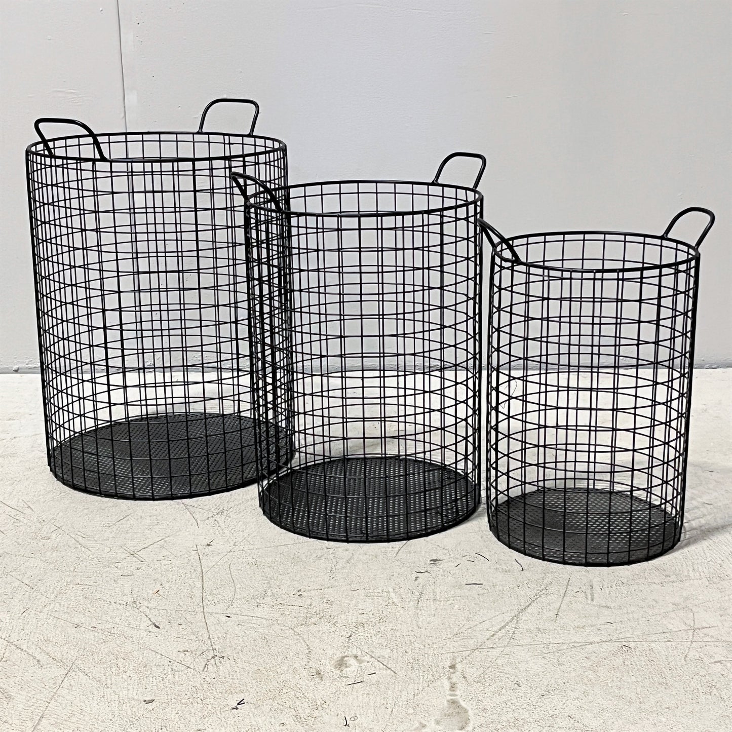 Metal Baskets -Set of 3