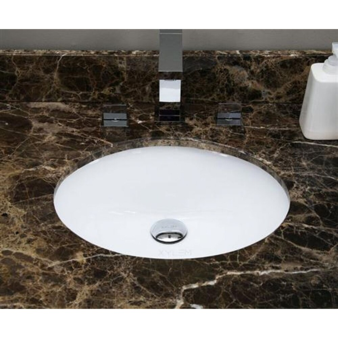 Oval Bathroom Undermount Sink
