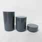Grey Acrylic Containers (Set of 3)