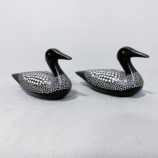 Black & White Ducks (Set of 2)