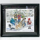 25" x 29" ‘Holiday Ice’ Framed Original Art