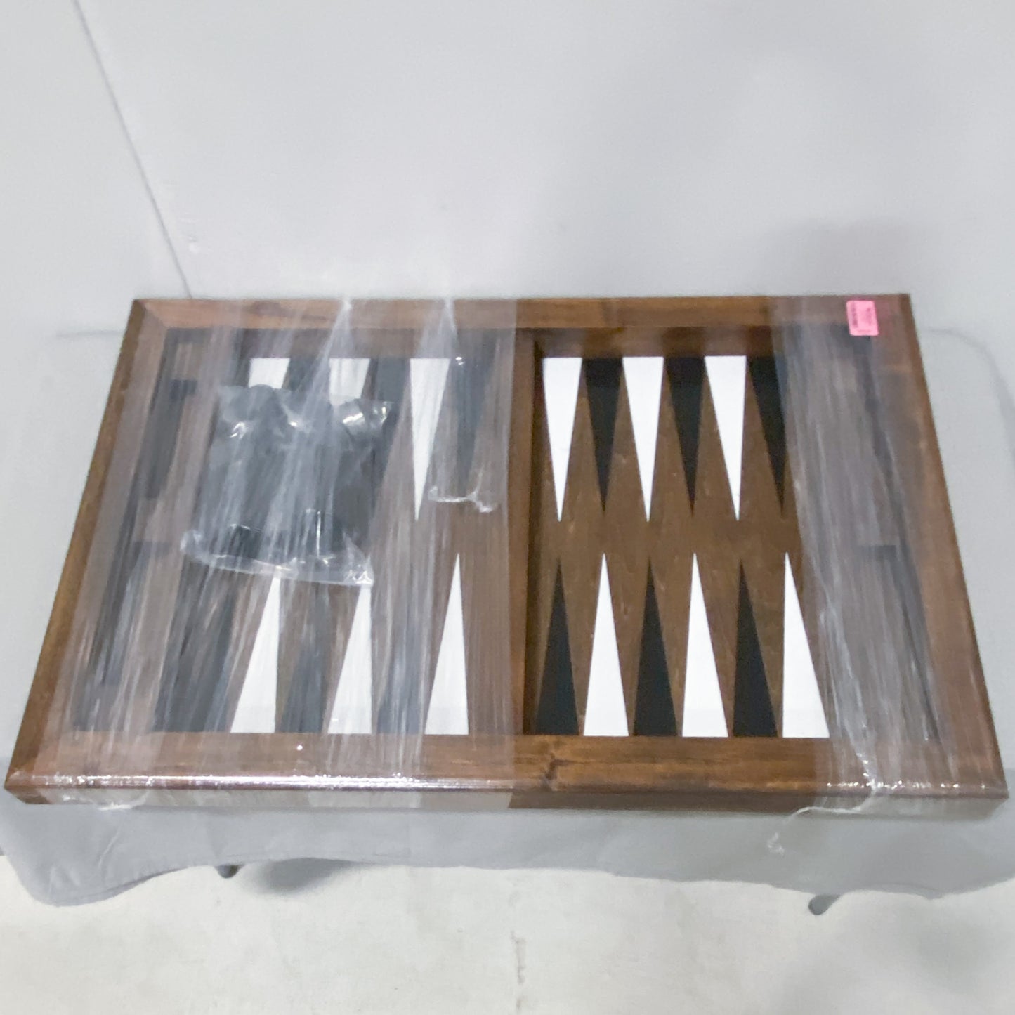 Large Wooden Backgammon Game