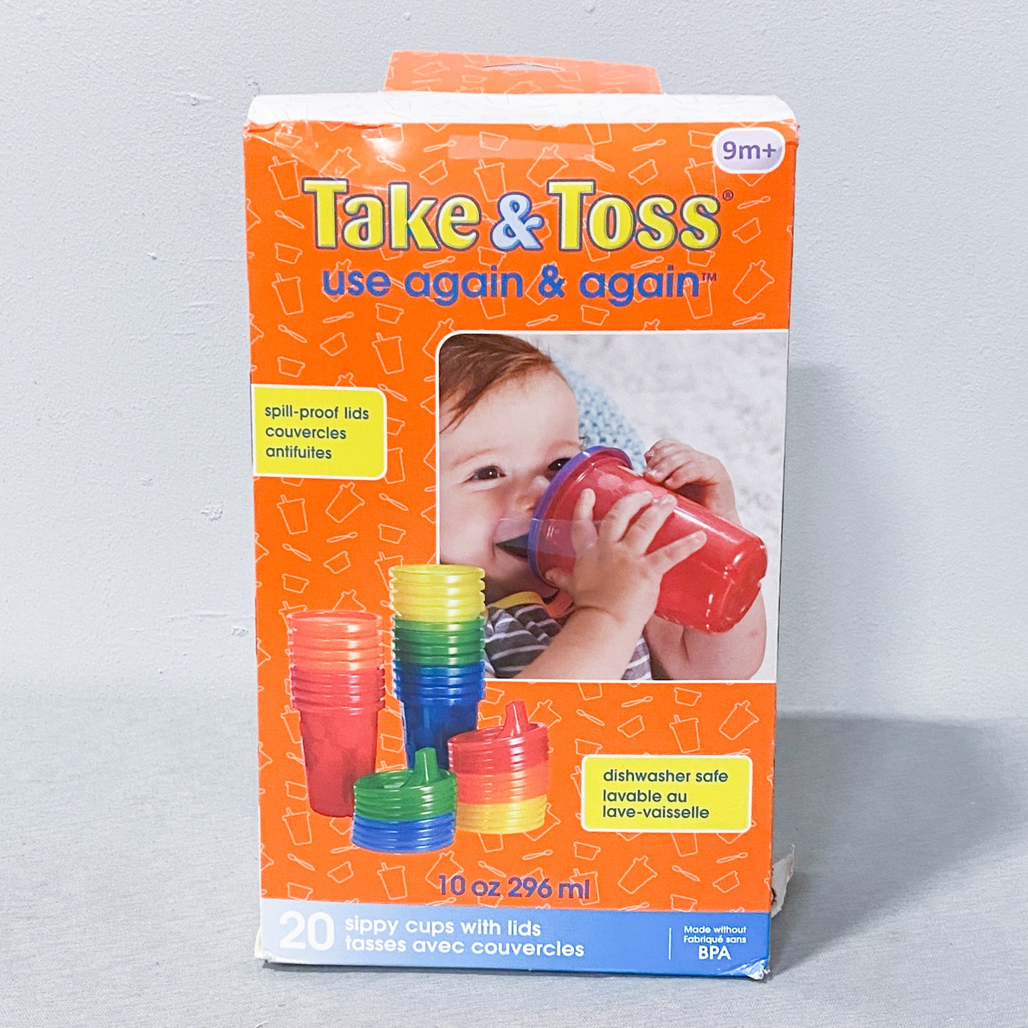 Sippy Cups With Lids (20-pack)