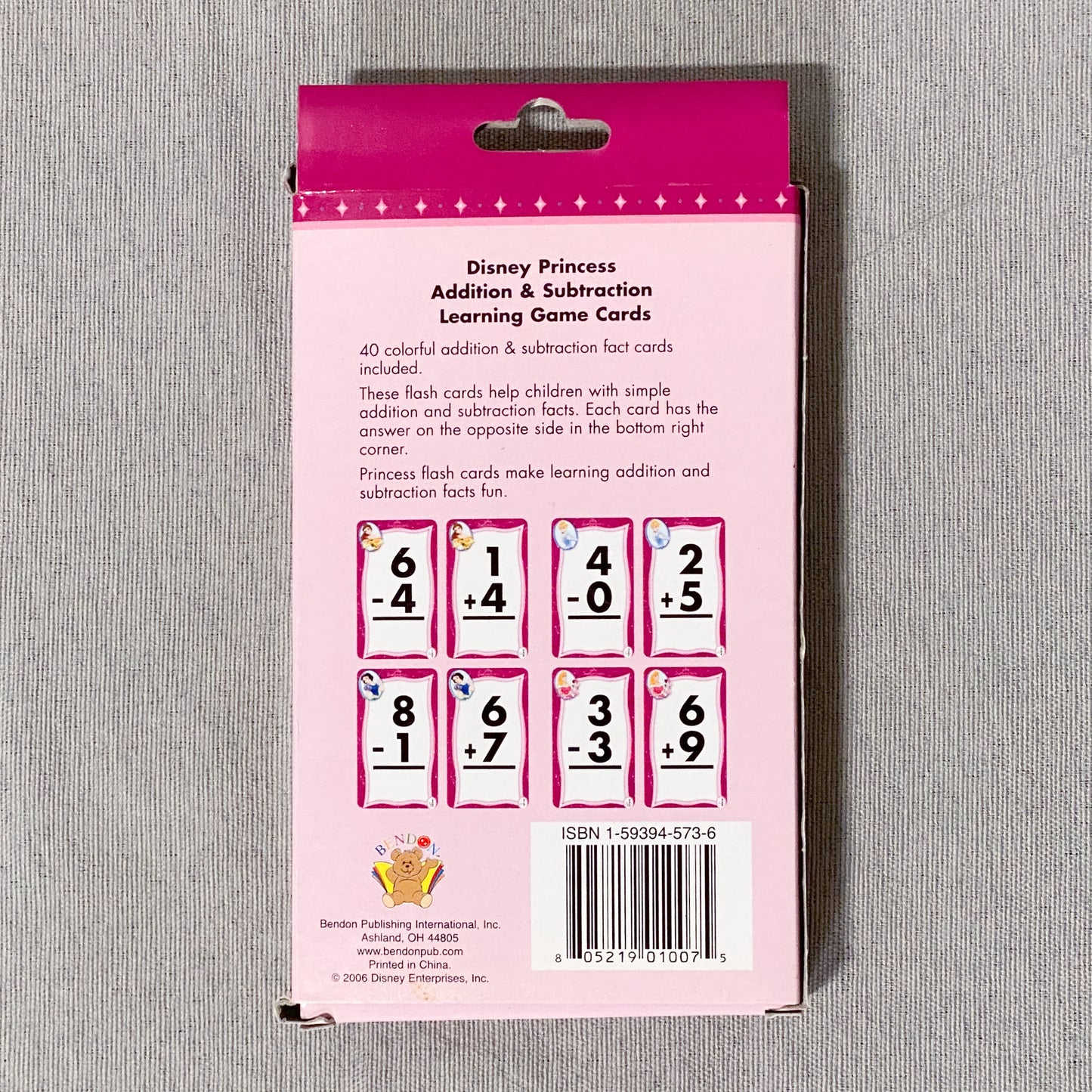 Princess Math Flashcards
