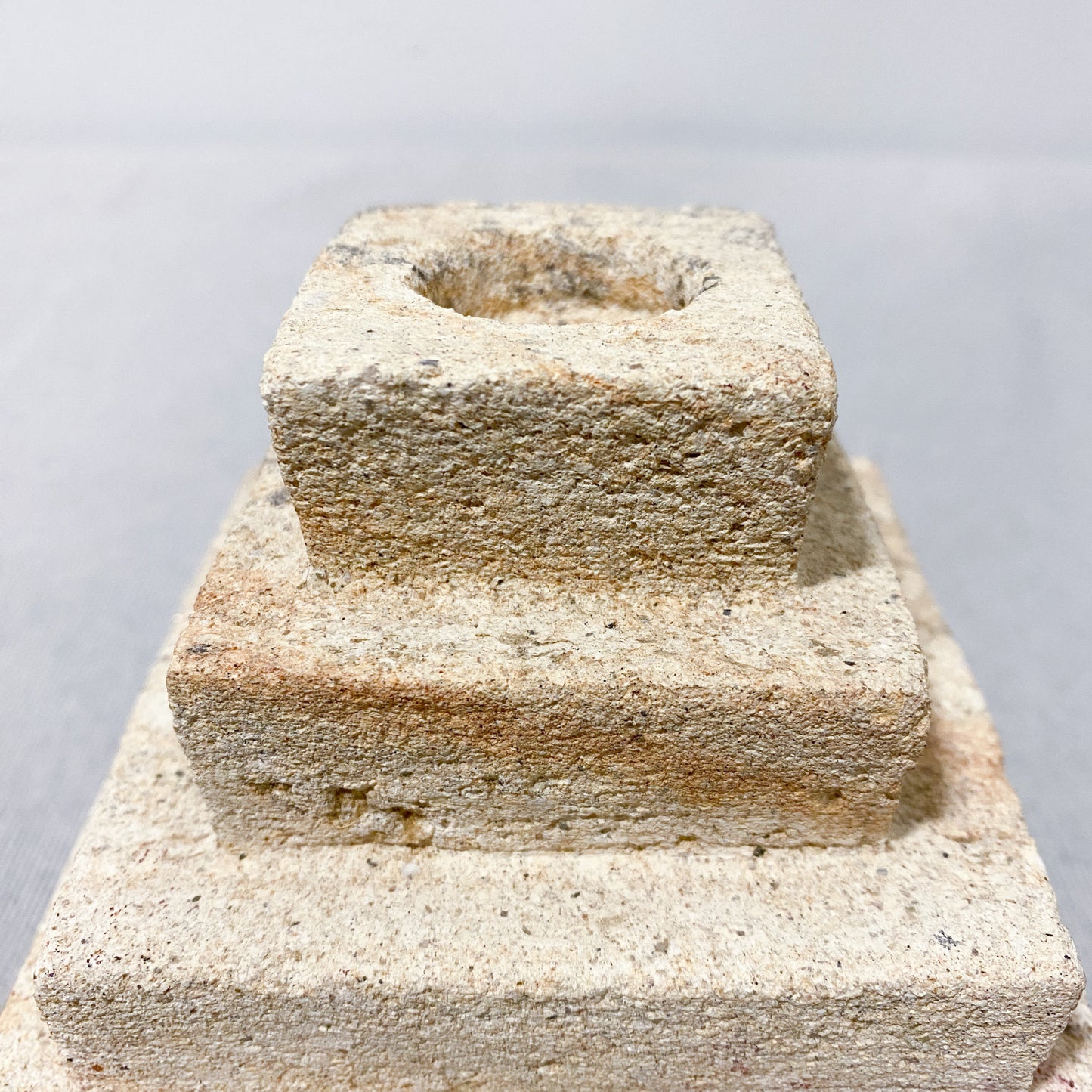 Stone Taper Candle Holder